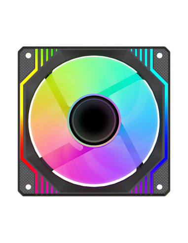 KeepOut XFC-120DRM sistema de refrigeración para ordenador Carcasa del ordenador Ventilador 12 cm Negro