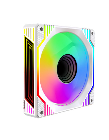 KeepOut XFC-120DRM Carcasa del ordenador Ventilador 12 cm Blanco