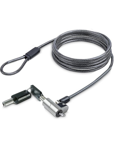 L-Link LL-NOTEBOOK-LOCK-NANO cable antirrobo Negro, Acero 1,8 m