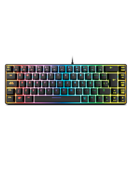 Krom Kalista teclado Juego USB Negro