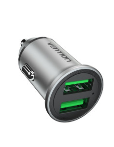 Vention Cargador de Coche FFAH0  2xUSB  30W