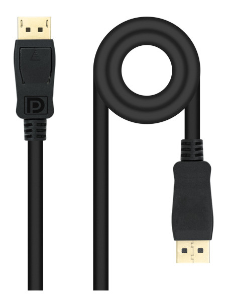 Nanocable Cable DisplayPort 1.4, DP M - DP M, Negro, 0.5 m