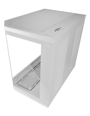 Mars Gaming MC-3TCORE, Caja Gaming Custom ATX, Triple Ventana Cristal Templado Extraíble, Cámara Dual, Semitorre Compatible con