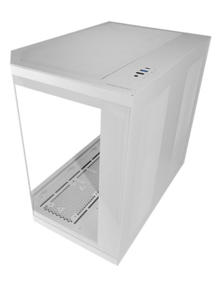 Mars Gaming MC-3TCORE, Caja Gaming Custom ATX, Triple Ventana Cristal Templado Extraíble, Cámara Dual, Semitorre Compatible con
