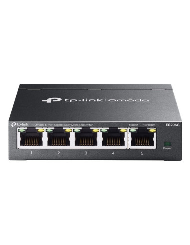 TP-Link Omada ES205G switch Gestionado Gigabit Ethernet (10 100 1000) Negro