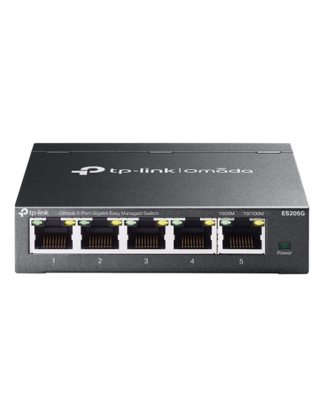 TP-Link Omada ES205G switch Gestionado Gigabit Ethernet (10 100 1000) Negro