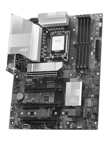 MSI PRO B860-P placa base Intel B860 LGA 1851 (Socket V1) ATX