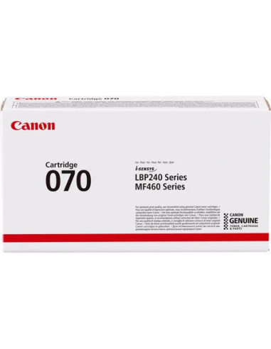 Canon 070 cartucho de tóner 1 pieza(s) Original Negro