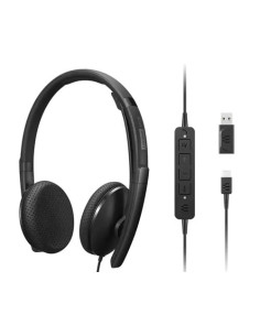 Lenovo 4XD1M45626 auricular y casco Auriculares Alámbrico Diadema USB Tipo C Negro