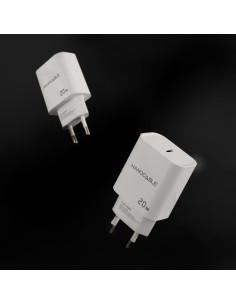 Nanocable Cargador USB-C PD 20W, Blanco 2