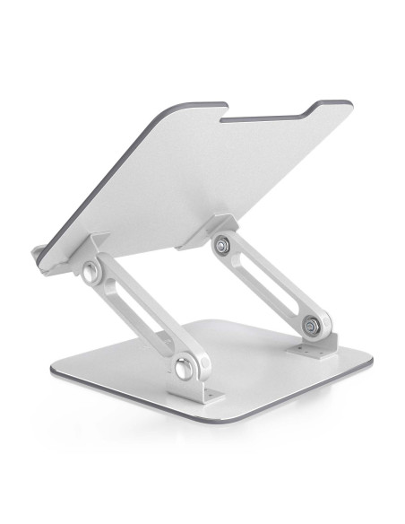 AISENS Soporte de Sobremesa 7-13 Ajustable Para Portatil   Tablet, Plata