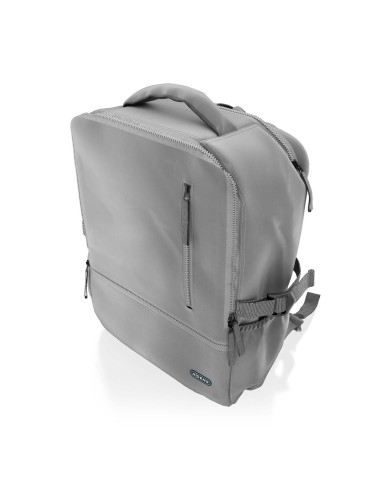 AISENS Mochila Deportiva Repelente Al Agua Para Portatil 15.6, Gris