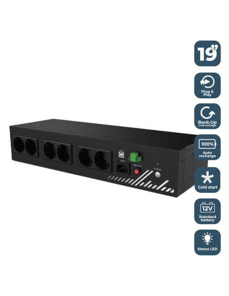 Phasak SAI Compact Interativo 800 VA – PH 9202