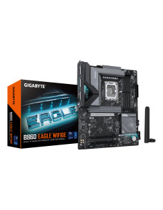 GIGABYTE B860 EAGLE WIFI6E Placa base - CPUs Intel Core Ultra, VRM de 12+1+2+1 fases, hasta 9066MHz DDR5, 1xPCIe 5.0 + 2xPCIe