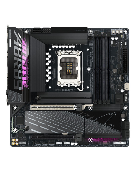 GIGABYTE B860M AORUS ELITE WIFI6E Placa base - CPUs Intel Core Ultra, VRM de 12+1+2+1 fases, hasta 9200MHz DDR5, 1xPCIe 5.0 +
