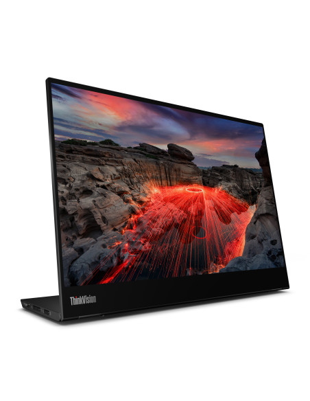 Lenovo ThinkVision M14t Gen 2 pantalla para PC 35,6 cm (14") 2240 x 1400 Pixeles 2.2K LED Pantalla táctil Negro