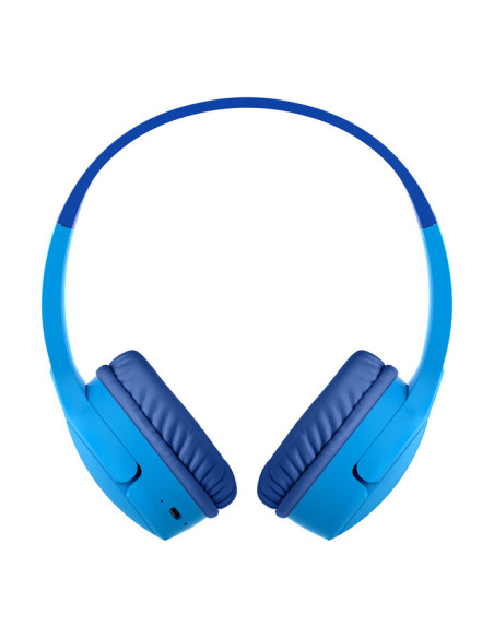 Belkin SoundForm Mini Auriculares Inalámbrico Diadema Llamadas Música USB Tipo C Azul