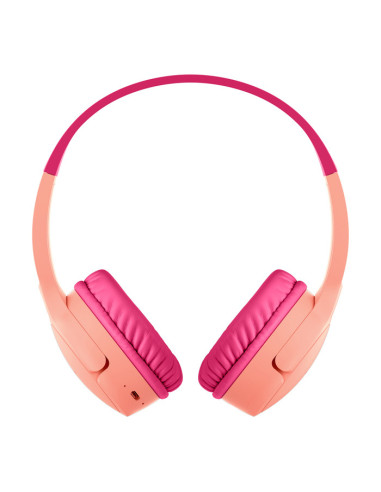 Belkin SoundForm Mini Auriculares Inalámbrico Diadema Llamadas Música USB Tipo C Rosa