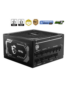 MSI MAG A1250GL PCIE5 unidad de fuente de alimentación 1250 W 24-pin ATX ATX Negro