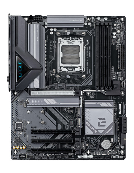 GIGABYTE B850 EAGLE WIFI6E Placa Base - Procesadores AMD Ryzen Serie 9000, VRM digital de 8+2+2 fases, hasta 8200MHz DDR5 (OC),