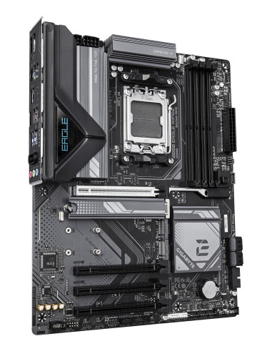 GIGABYTE B850 EAGLE WIFI6E Placa Base - Procesadores AMD Ryzen Serie 9000, VRM digital de 8+2+2 fases, hasta 8200MHz DDR5 (OC),