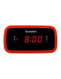 Sunstech FRD60 Reloj Negro, Rojo