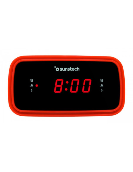 Sunstech FRD60 Reloj Negro, Rojo