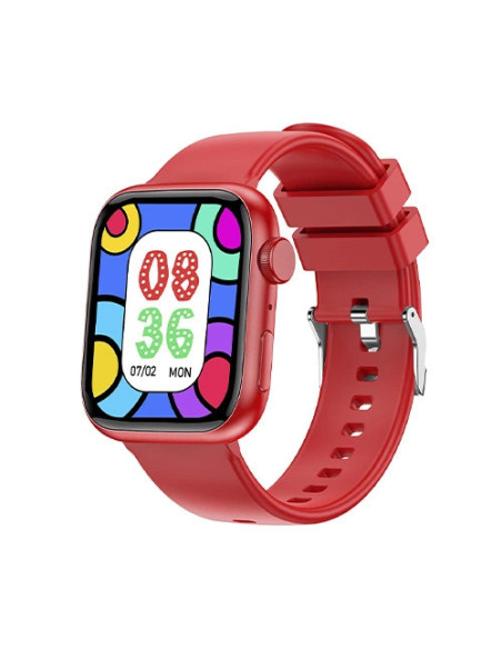 Forever IGo Watch 3 JW-500 4,65 cm (1.83") IPS Digital 240 x 284 Pixeles Pantalla táctil Rojo