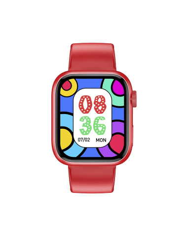 Forever IGo Watch 3 JW-500 4,65 cm (1.83") IPS Digital 240 x 284 Pixeles Pantalla táctil Rojo