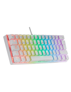 Mars Gaming MK60 Blanco, Teclado Gaming Mecánico FRGB, Antighosting, Switch Mecánico Marrón, Idioma Italiano 2