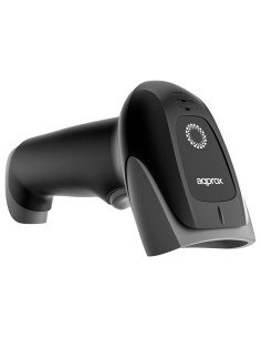 Approx appLS25WS Lector de códigos de barras portátil 1D 2D CCD Negro, Naranja