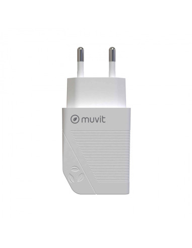 Muvit MCACC0002 cargador de dispositivo móvil Universal Blanco Corriente alterna Interior