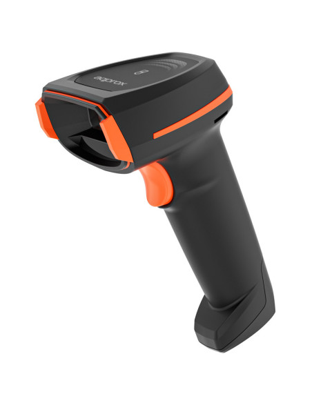 Approx APPLS24WS lector de código de barras Lector de códigos de barras portátil 1D 2D Negro, Naranja