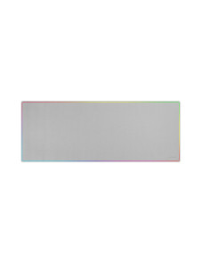 Mars Gaming MMP224, Alfombrilla Gaming XXL 880x330mm, Diseño de Bordes Rainbow, Base Antideslizante de Caucho Natural,