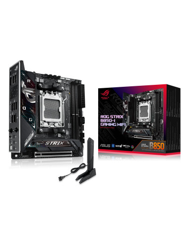 ASUS ROG STRIX B850-I GAMING WIFI AMD B850 Zócalo AM5 mini ITX