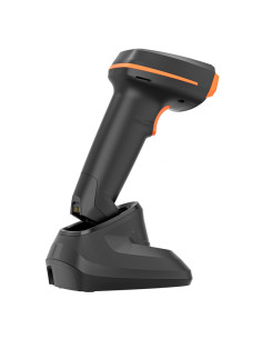 Approx appLS24WSBS Lector de códigos de barras portátil 1D 2D Negro, Naranja 2