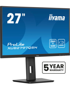 iiyama ProLite XUB2797QSN-B2 pantalla para PC 68,6 cm (27") 2560 x 1440 Pixeles Quad HD LED Negro