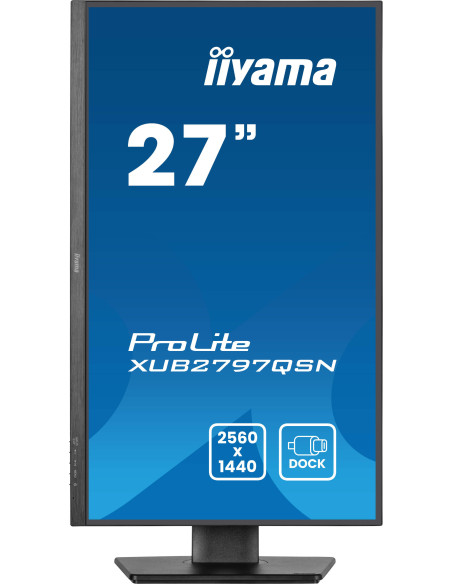 iiyama ProLite XUB2797QSN-B2 pantalla para PC 68,6 cm (27") 2560 x 1440 Pixeles Quad HD LED Negro