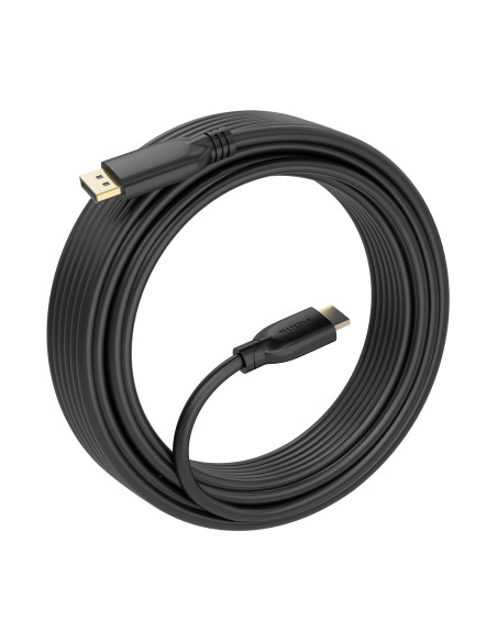 AISENS A125-0921 adaptador de cable de vídeo 7 m DisplayPort HDMI Negro