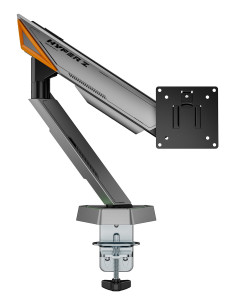 AISENS DT49TSRRGB-347 soporte para monitor 124,5 cm (49") Escritorio Negro, Gris 2