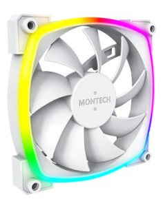 Montech AX120 PWM Carcasa del ordenador Ventilador 12 cm Blanco 3 pieza(s)