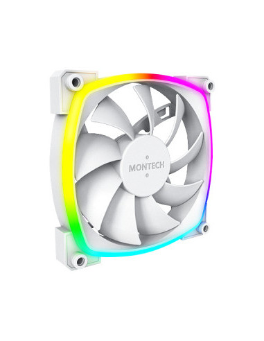 Montech AX120 PWM Carcasa del ordenador Ventilador 12 cm Blanco 3 pieza(s)