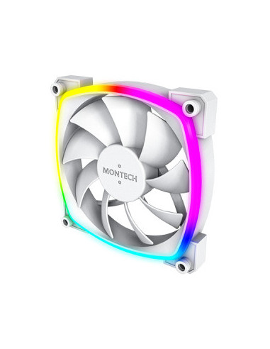 Montech AX120 PWM Carcasa del ordenador Ventilador 12 cm Blanco 3 pieza(s)