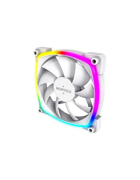 Montech AX120 PWM Carcasa del ordenador Ventilador 12 cm Blanco 3 pieza(s)