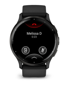 Garmin Venu 3 3,56 cm (1.4") AMOLED 45 mm Digital 454 x 454 Pixeles Pantalla táctil Negro Wifi GPS (satélite) 2