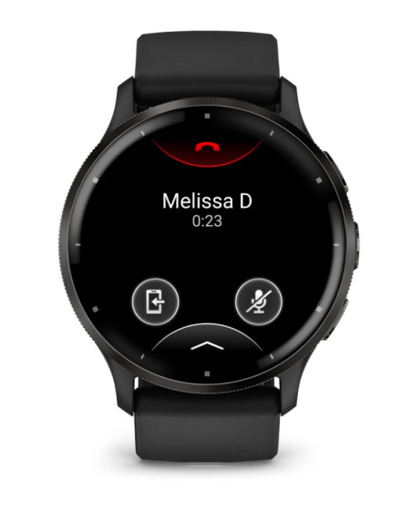 Garmin Venu 3 3,56 cm (1.4") AMOLED 45 mm Digital 454 x 454 Pixeles Pantalla táctil Negro Wifi GPS (satélite)