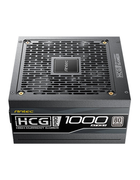Antec HIGH CURRENT GAMER HCG1000 PRO Platinum ATX 3.1 unidad de fuente de alimentación 1000 W 20+4 pin ATX Negro