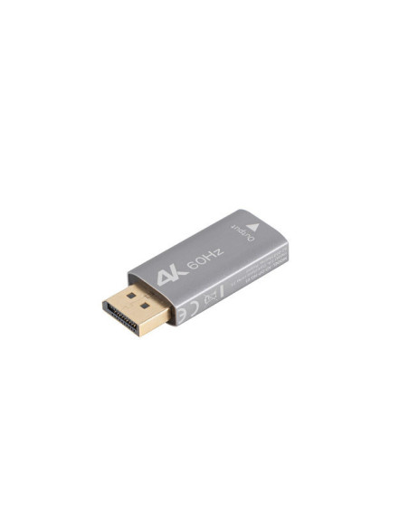 Lanberg AD-DP-HD-01 adaptador de cable de vídeo 0 m HDMI tipo A (Estándar) DisplayPort Plata