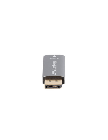 Lanberg AD-DP-HD-03 adaptador de cable de vídeo 0 m DisplayPort HDMI Plata