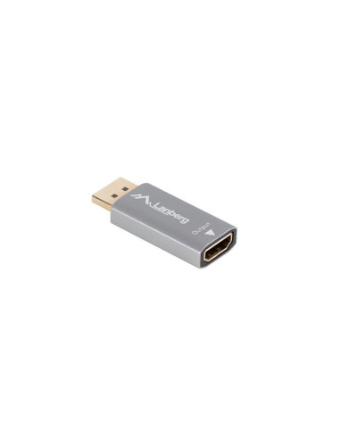 Lanberg AD-DP-HD-03 adaptador de cable de vídeo 0 m DisplayPort HDMI Plata